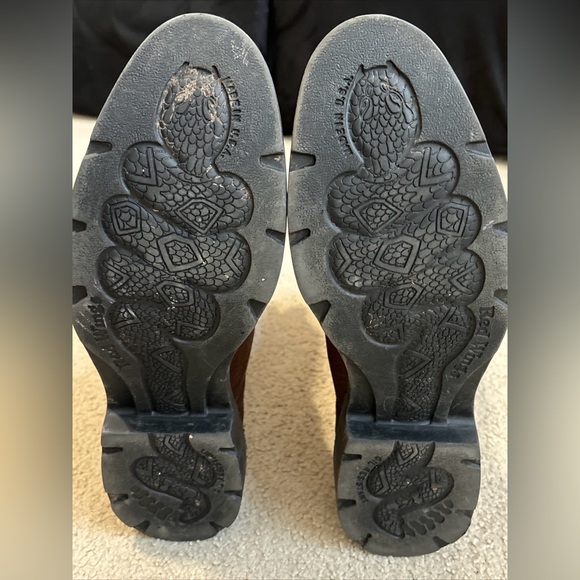 Red Wing Pecos Boots 2201 Pull On Cowboy Work Boot Steel Toe Brown Men's Sz 13 D - Picture 10 of 12